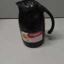 Thermal Coffee Carafe 20 Oz Double Walled Insulated Pitcher, Hot Water, Coffee, Tea Thermos Carafe For Hot Liquids Drinks - Keep Water Hot/Cold 6+ Hours (Black)