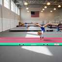 VOFiTNY All Purpose Gymnastics Mat 6.6/10/13/16/20 ft Sturdy Inflatable Tumble Track for Home/Gym
