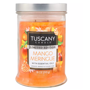 Tuscany Candle Limited Edition Mango Meringue Scented Candle