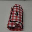 ZAZE Picnic Blanket Extra Large Waterproof, 80''x80''Checkered Picnic Blankets Beach, Outdoor, Camping on Grass Accessories Couple Ideas Wedding Registry Gifts (Red and White)