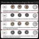 808 Wheel Locking Nut Key for Jeep Renegade Wrangler Cherokee Dodge Journey 2016-2020, 29mm Lock Bolt Inner Dia Anti-Theft Lug Nut Removal Tool