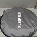 Bed Canopy Bed Tent Dream Tents Privacy Twin Size Sleeping Tents Indoor Pop Up Portable Frame Curtain Breathable with Mosquito Mesh Window for Kids and Adult(Mattress Not Included) Light Gray