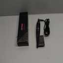 Small Flat Irons for Short Hair, 5s Ultra Fast Heat Up Pencil Flat Iron, Negative Ions Mini Flat Iron for Edges, 3/10'' Travel Mini Hair Straightener with Digital Temp Control, Easy to Use (Hot Pink)