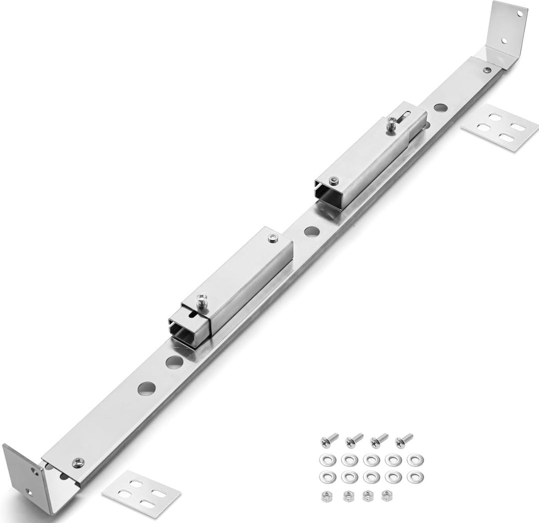 Criditpid 80012481 Replacement Parts for Charbroil 463240904 Burner Brace, Main Burner Support Bracket Rail for Charbroil 463251605, 463251505 3-Burner Gas Grills.