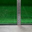 Garland Rug, Green 4' x 6' Artificial Grass Indoor/Outdoor Area Rug, Rectangle (GG000A048072K8)