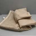 Ameritex Waterproof Dog Bed Cover Pet Blanket with Anti-Slip Back for Furniture Bed Couch Sofa (82x82 Inch (Pack of 1), Beige)