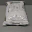 DUALIFE ack Tab/Rod Pocket Bedroom Window Curtains - Pure White Curtains 90 Inches Long, Room Darkening Thermal Insulated Window Treatment Panels 52 x 90 Inch, 2 Panels