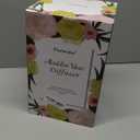 Porseme 280ml Essential Oil Diffuser, 3D Glass Aromatherapy Diffusor, Ultrasonic Cool Mist BPA Free Aroma Humidifier with Timer and Color Changing Function, Waterless Shut-Off for Home Office Room (G2-280ml Rose Gold Aladdin Vase)