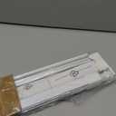 LazBlinds No Tools No Drill Cordless 1" Vinyl Mini Blinds, 100% Privacy S-Curve Blinds for Indoor Windows, Room Darkening Horizontal Window Blinds and Shades for Home, 20" W x 64" H, White