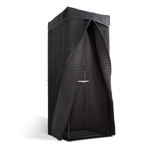 Vox Oasis Studio Portable Vocal Booth - Studio Grade Echo-Free Recording Booth for Voiceover, Podcast & Singing, Home Studio/Sound Isolation Booth with Light & Travel Bag