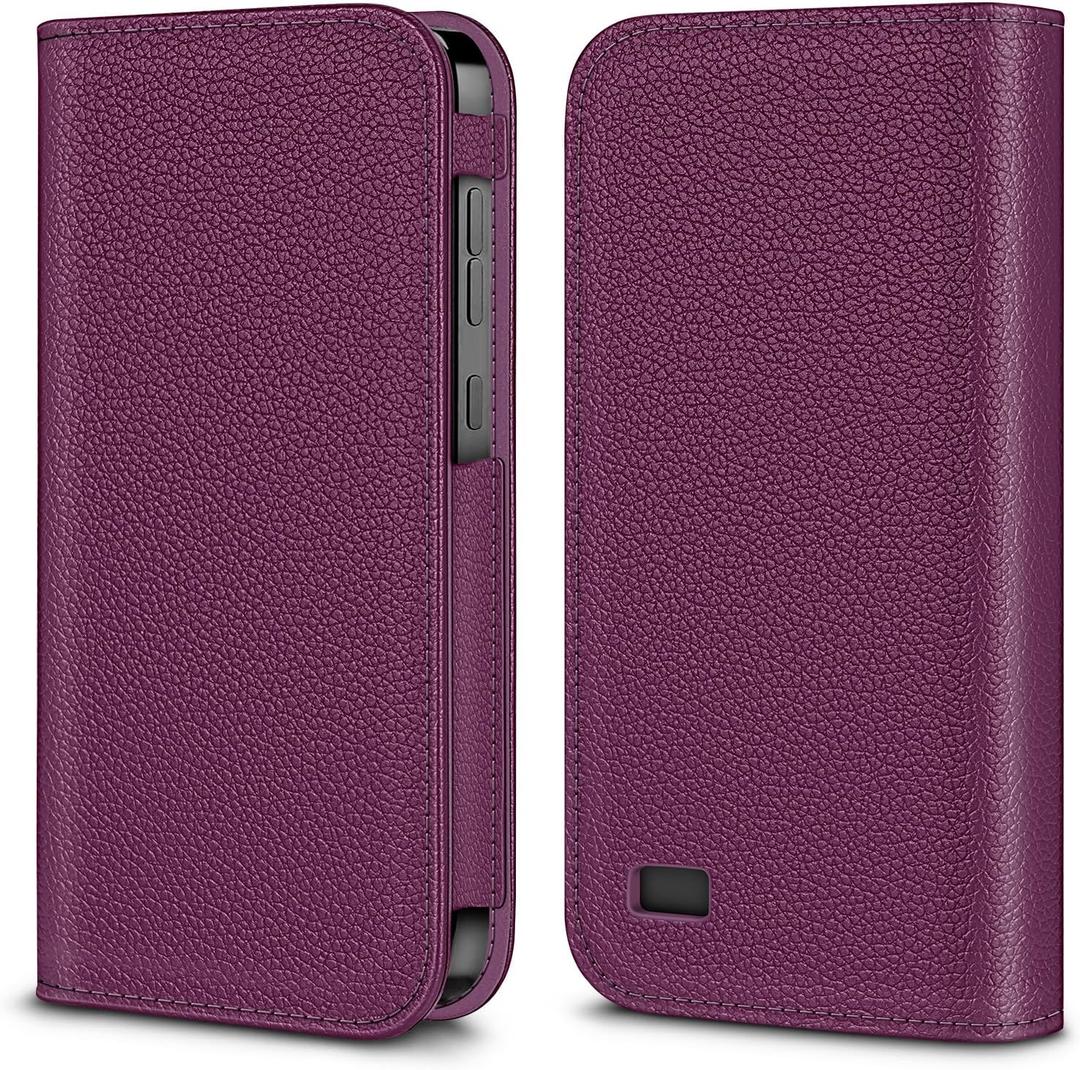 PU Leather Protective Case for Omnipod 5, Lightweight Protective Diabetic Storage Carrying Case for Omnipod 5 Device (Purple)