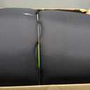 MAXYOYO Japanese Floor Mattress Futon Mattress, 4" Thicken Tatami Mat Sleeping Pad Foldable Roll Up Mat Boys Girls Dormitory Pad Kids Floor Lounger, Black, King