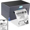 Thermal Shipping Label Printer, 4x6 Bluetooth Shipping Printer for Small Business, Compatible with Windows, Mac, iOS, Android, for Amazon, Ebay, Shopify, UPS, USPS, FedEx