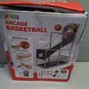 JOYIN Arcade Basketball Game Set with 4 Balls and Hoop for Kids 3 to 12 Years Old Indoor Outdoor Sport Play - Easy Set Up - Air Pump Included - Ideal for Competition