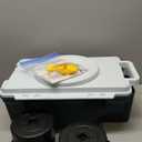 VEVOR Garden Scooter with Seat, 2 in 1 Rolling Garden Cart with Storage Bin, Supports up to 227 lbs, Outdoor Wagon with Handle, Lightweight Storage Gardening Stool for Yard Weeding Planting