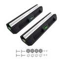 Floor Mounting Base Pad Kit for 9000 - 60000 BTU Air Conditioner Heat Pump, Universal Rubber Anti-Vibration Mini Split Pad, Bearing Capacity: 2200 LBS