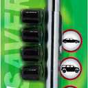 Slime 2005-A Pencil Tire Gauge with Bonus Caps, 20-120 PSI