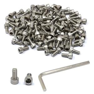 iexcell 100 Pcs #8-32 x 3/8" Stainless Steel 304 Hex Socket Head Cap Screws Bolts Kit pack of 2