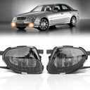 TangMiGe Fog Lights for Mercedes Benz E280 E300 E320 E350 E500 E550 E55 AMG All Configurations, W211 / S211, 2003-2009, Fog Lamps Replacement, 1 Pair, Smoke Lens