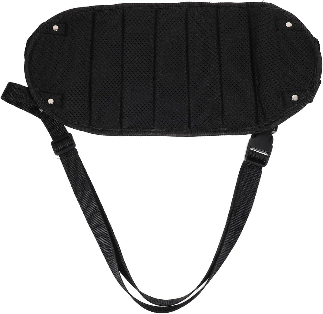 Portable Foot Sling for Office Travel Under Desk Footrest Hammock for Airplane Train and -Distance Comfort Lightweight Easy to Use Black