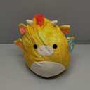 Squishmallows Original 12-Inch Dieric Yellow Dragon with Orange Mane - Official Jazwares Large Plush