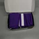 FITRELL Women's Knee High Socks Outdoor Sport Athletic Socks Casual Stripe Tube Socks 1-4 Pack (Purple), Size: One Size