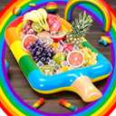 Soulchen 4 ft Inflatable Cooler, Inflatable Pool Bar, Cooler for Parties, Ice Pop Serving Bars Pool Party Drink Holder Colorful Ice Pop Beach Party Drink Float for Summer Luau Hawaiian Birthday