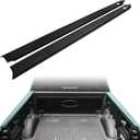 Bed Rail Caps for Ford F150 2015-2020 with 5.5ft Bed Left & Right Side Truck Bed Rail Molding Cap Protector W/Stake Holes,Black Tailgate Cover for Ford F150 2015-2020 Accessories,2PCS