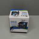 Hang on Back Aquarium Filter 158GPH for 10-40 Gal. Fish Tank, w/ Detachable U-V Light &Surface Skimmer, 4-Stage Suspension Oxygen Deodorization Saltwater Freshwater Crystal Clear Green Clean Machine