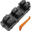 WMPHE Automatic Power Master Window Switch Compatible with Kia Optima 2.0L 2.4L L4 2011 2012 2013, Driver Left Side Power Master Window Switch 16 Pins, Replacement for 93570-2T000