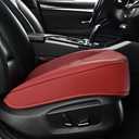 KAYI Pack of 2 Car Seat Cover, Memory Foam Car Seat Cushion, Non-Slip Bottom Breathable Car Seat Cover, Relieve Tailbone Pain, Suitable for 95% of Vehicles (Red)