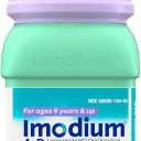 Imodium A-D Children's Liquid Anti-Diarrheal Medicine with Loperamide HCl, Oral Solution for Diarrhea Symptom Treatment & Control for Kids Ages 6+, Mint Flavor, 4 fl. oz