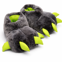 Unisex Soft Monster Claw Slippers Fun Dino Slippers Animal Paw Shoes For Men Women Boy Girl With Home Halloween Party Cosply Costume Footwear, Size 1/2