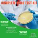 Mold Test Kit for Home Within 8 Individual Tests,DIY Detector at Home,Surface Mold,HVAC,Indoor Air Quality Testing Kits,Black Mold Testing,Includes Detailed Mold Identification Guide and Free Lab