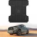 LASFIT 6.4FT Truck Bed Mat for Ram 1500 2006-2018 & Ram 2500/3500 2006-2026 & 1500 Classic 2019-2024 (6FT4/76.8 inches), NOT for Optional Rambox, All Weather Custom Fit TPE Truck Bed Liner