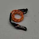 Dog Seat Belt for Car | Universal Dog Car Seatbelt | Durable Reflective Rope with Clip Hook Latch, Buckle and Carabiner- Safe and Secure Pet Safety Restraint (Orange)