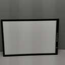 A2 Extra Large Tracing LED Light Pad for Diamond Art, Sketching, Painting - Adjustable Brightness, Sketching, Tracing - USB Powered DIY Diamond Art Light Box - No mesh No dot (Black)