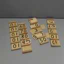 Montessori Math Material Teen & Ten Boards Educational Toy for Age 3-6 Family Version Teaching Aids