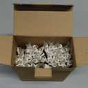 HISHINY Christmas Lights 100 Count Mini Clear Lights 21ft White Wire Christmas Tree String Lights Set for Outdoor Indoor Christmas Decorations Wedding Valentines Day Decor,UL Certified (21feet)