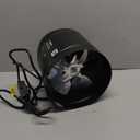 VIVOSUN Inline Booster Duct Fan 4 100 CFM, HVAC Exhaust Ventilation Fan with Low Noise for Basements, Bathrooms, Kitchens, Attics, Grow Tents, Black