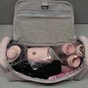 MESCOMB 5 in 1 Hot Air Styler Wrap, High-Speed Hair Dryer, Volumizing Brush with Auto Curlers, Fast Drying & Frizz-Free Styling, Straightening, No Heat Damage, Includes Travel Bag (Pink)