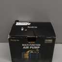 Bezente Balloon Pump Electric, 3-in-1 Portable Black Gold Electric Air Machine Balloon Pump Dual Nozzle Balloon Inflator for Inflatables and Latex 260q Foil Balloons