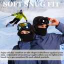 Fleece Balaclava Ski Mask for Men Women Winter Face Mask Full Face Cover Cold Weather Gear Skiing Snowboarding Neck Gaiter