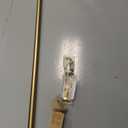 Heavy Duty Curtain Rods,1 1/4" Large Diameter Premium Nonadjustable Curtain Rod,54in/4.5ft Custom Window Treatment Rods with Durable Aluminum Brackets and End Caps,Gold Finish