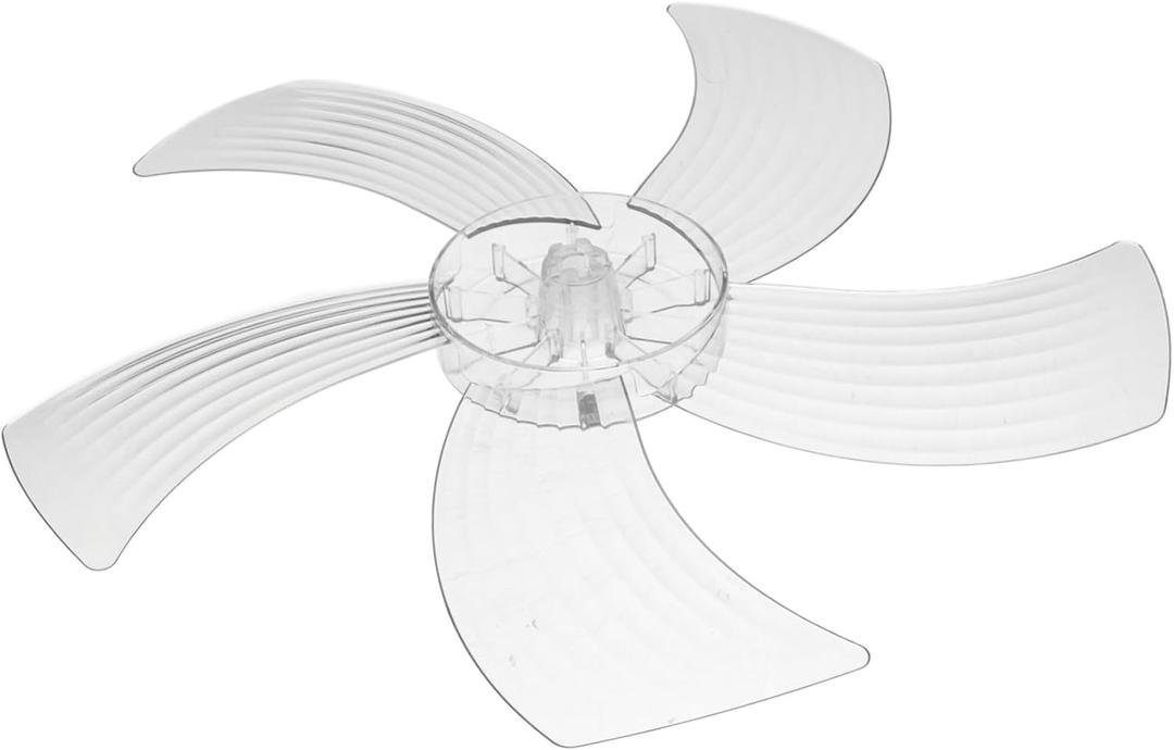 Fan Blade Replacement for Standing Pedestal Fan Transparent Plastic Leaves and Easy to Install