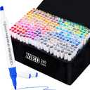 Alcohol Markers, 240 Colors Alcohol Markers Set for Kids, Students, Adults, Artists in Coloring & Drawing (Fine &Broad)