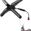 Stio Scooter Xtype Position Light Compatible with Ninebot by Segway ZT3 Pro Kickscooter Xshaped Front Lamp Super Bright Headlight Replacement ZT3 Original Accessories