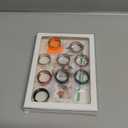 10 Pack Cover Compatible for Oura Ring 4/Gen 3 Heritage/Gen 3 Horizon,(NOT Compatible with Oura 4 Ceramic),Charging Directly,Rugged TPU Elastic Finger Protector for Workout Women Men-Size 8 (2Gold+Silver+Rosegold+Other 6-colors)