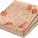 Sandwich Wrapping Paper Sheets: 100Pack Newspaper Parchment Paper - Deli Sandwich Wrap Paper for Kitchen, Outdoor Picnic, Burgers and Sandwich Wrap15x11 Inches (Assorted 2), Medium