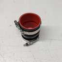 Straight Coupler Silicone Hose ID 3 inch 4 Ply Polyester Reinforcement as Turbocharger Tube Air Intake Pipe with 2 Stainless Steel T Clamps